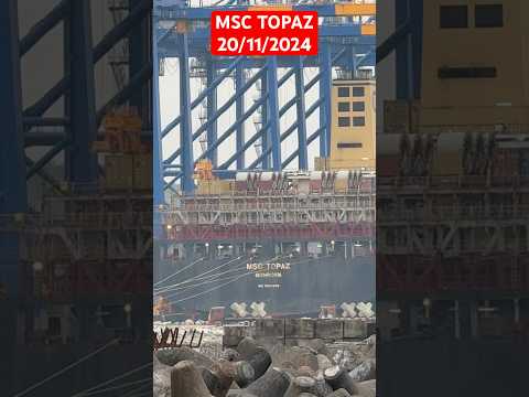Msc topaz at vizhinjam port 20/11/2024 #vizhinjamport #shorts #vizhinjamseaport