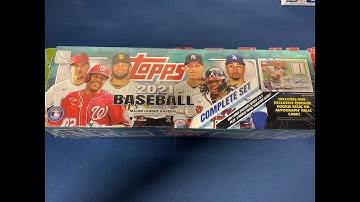 2021 Topps Complete Set With 5 Rookie Image Variations and 1 Chrome Patch Card!! Can we Pull a Auto?