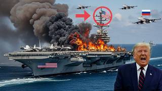 13 minutes ago, a Russian Su-57 pilot destroyed a US aircraft carrier carrying 200 fighter jets.