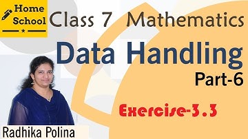 Data Handling| Part-6| Class 7|Exercise-3.3|Mathematics| NCERT / CBSE