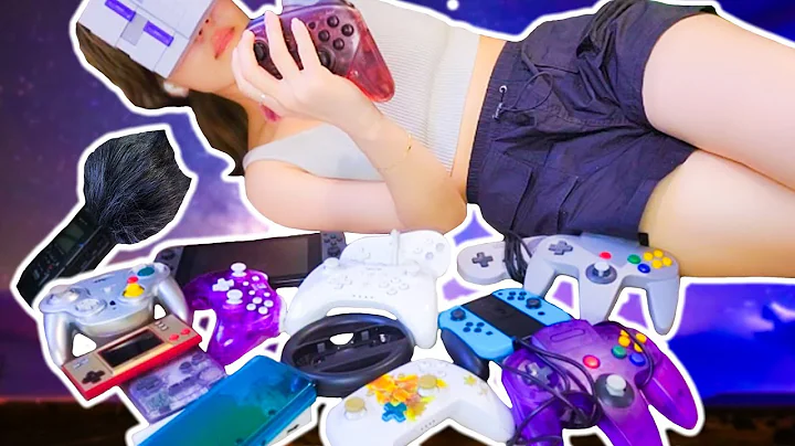 ASMR Nintendo Controller Sounds Overload 🎮🎧 (in 10FPS)