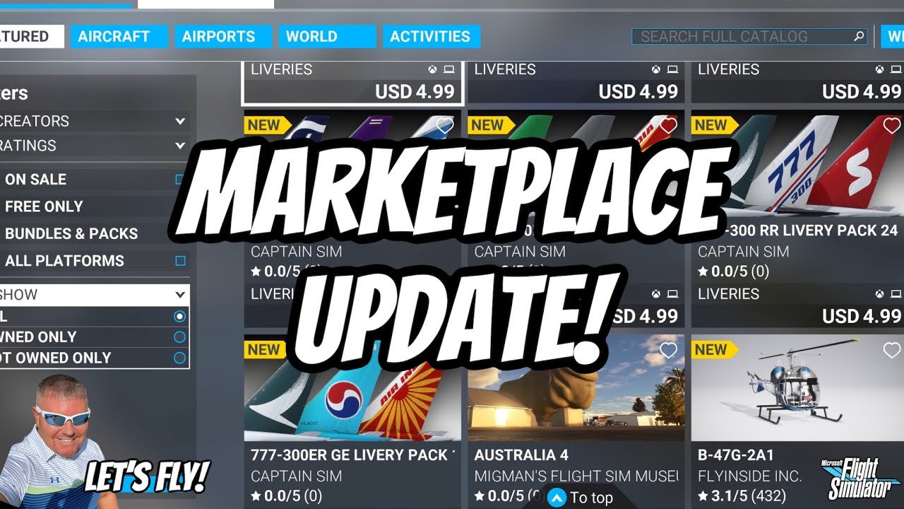 List of Add-Ons in Microsoft Flight Simulator's Marketplace - XboxEra