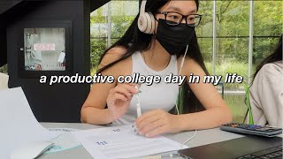 STUDY VLOG | 8 AM productive college day in my life | long study day & life update 🍵