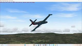 Soko G-2 Galeb over Montenegro.