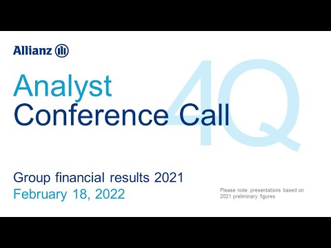 Allianz Financial Results 2021: Analyst Call