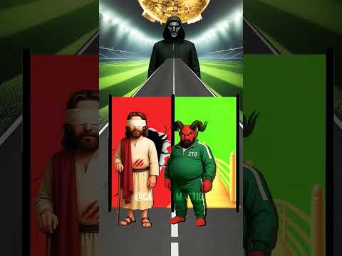 Oh No! Jesus Lost His Eyes👀💔 Will He See Again? Jesus vs Devil #shorts