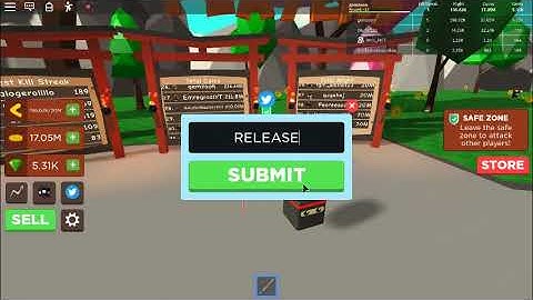 Roblox Ninja Training Simulator (Codes)