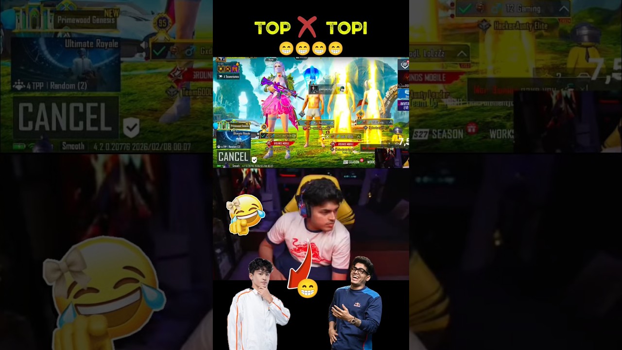 Jonathan and top 😁😁 top ka new name topi 😁😁😁#jonathangaming #godlike #shortsfeed #trending