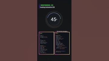 Loading Animation using CSS 👾👨‍💻 #webdesign #frontend #developer #music #viralshorts #shorts #css