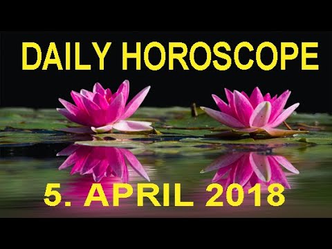 Video: Horoscoop 5 April