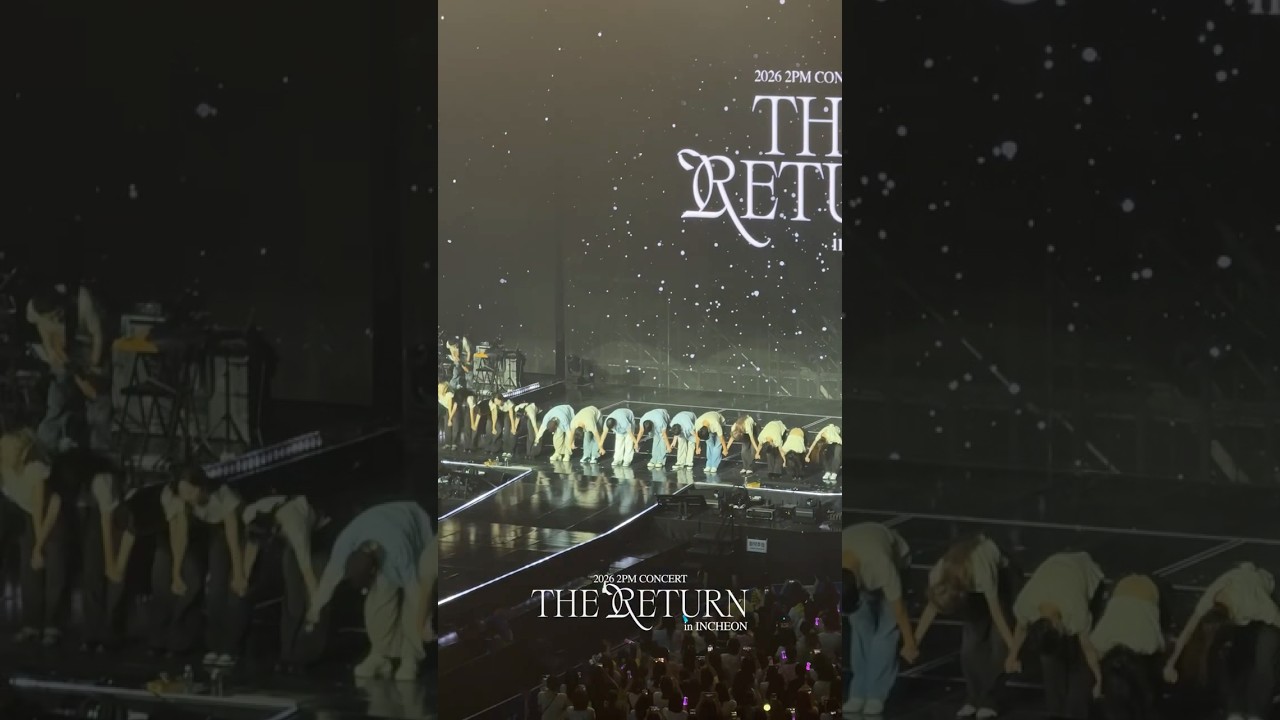 2PM THE RETURN IN INCHEON スローガン 2PM returns for their 15th
