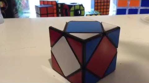 Skewb flower pattern tutorial