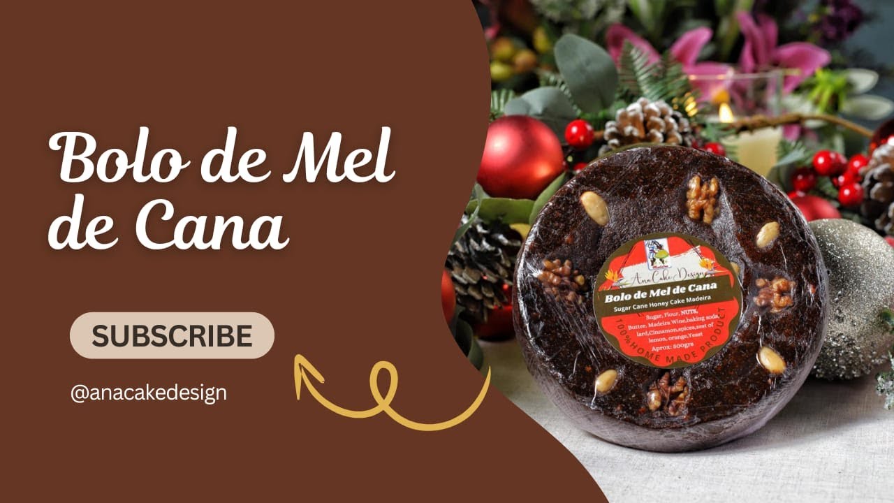 Bolo de Mel de Cana da Madeira caseiro