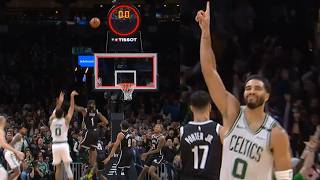 Jayson Tatum hits GAME WINNER BUZZER BEATER vs Nets in OT 😱