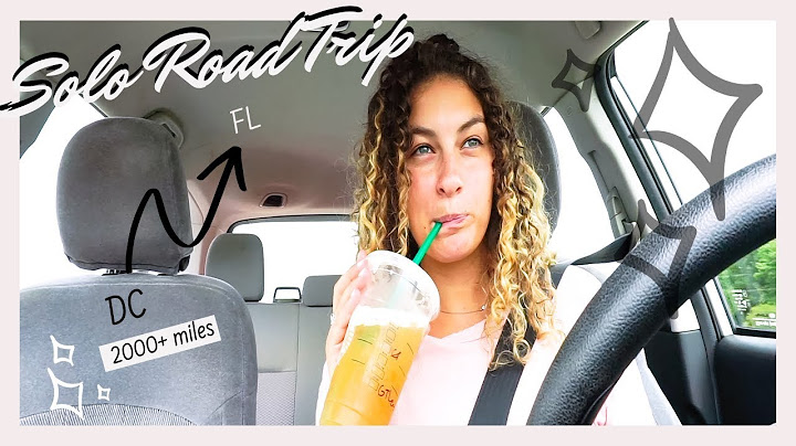 I had a life crisis || SOLO ROAD TRIP || DC- FL 2000+ MILES