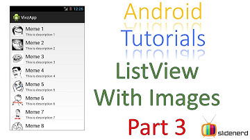 86 Android ListView With Image Part 3 |