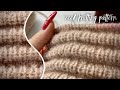 Вы удивитесь! Простой и быстрый способ вязания КЛОКЕ спицами! 🔥🔥🔥 «Reef» knitting pattern