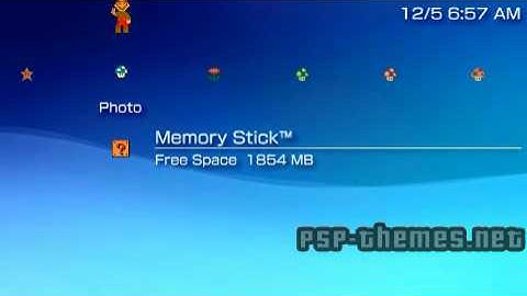 PSP Theme Super Mario Bros. Theme PSP-Themes.NET