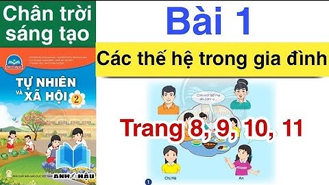 Tự Nhiên và Xã Hội Lớp 2 | Bài 1 | CÁC THẾ HỆ TRONG GIA ĐÌNH | Trang 8, 9, 10, 11 | CHÂN TRỜI SÁNG