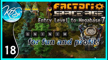 Factorio Entry Level to Megabase 7, Ep 18 Biter Wars & Building Rails (Space Age DLC)