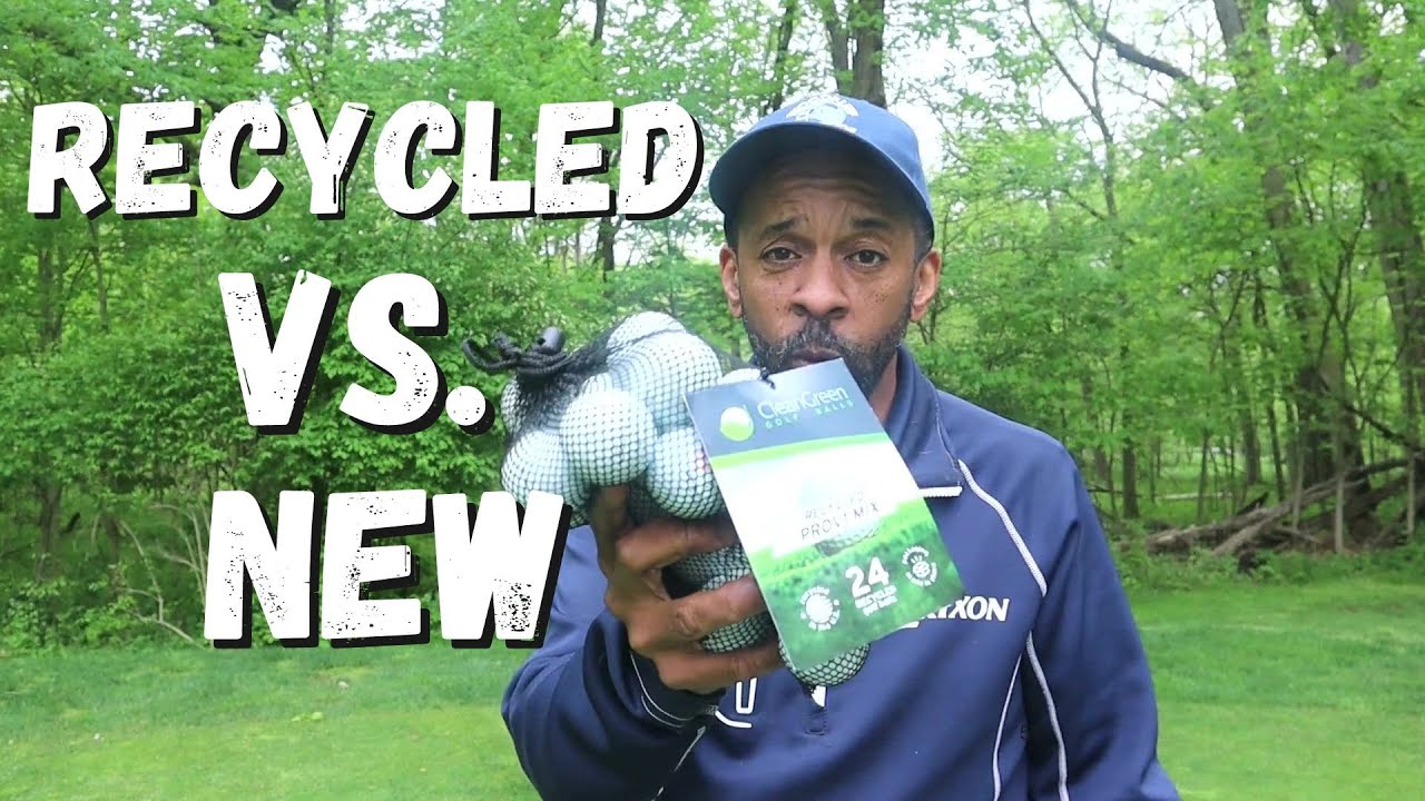 RECYCLED Vs. NEW Golf Balls - CLEAN GREEN REVIEW