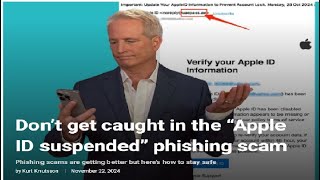 WARNING  New Apple ID Scam Alert!