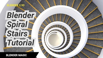 Blender Spiral Stairs Modeling Tutorial