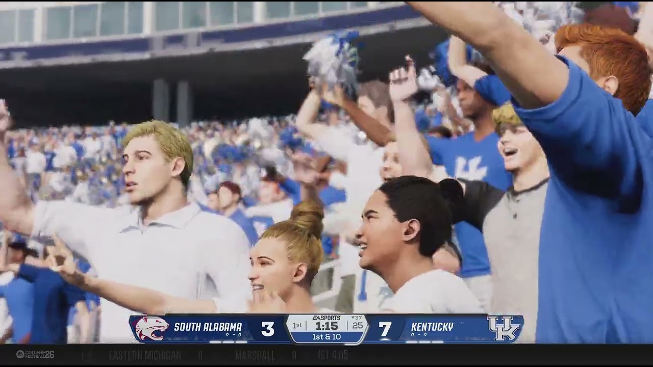 Kentucky Wildcats VS South Alabama.