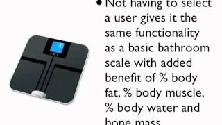 EatSmart Precision GetFit Digital Body Fat Scale