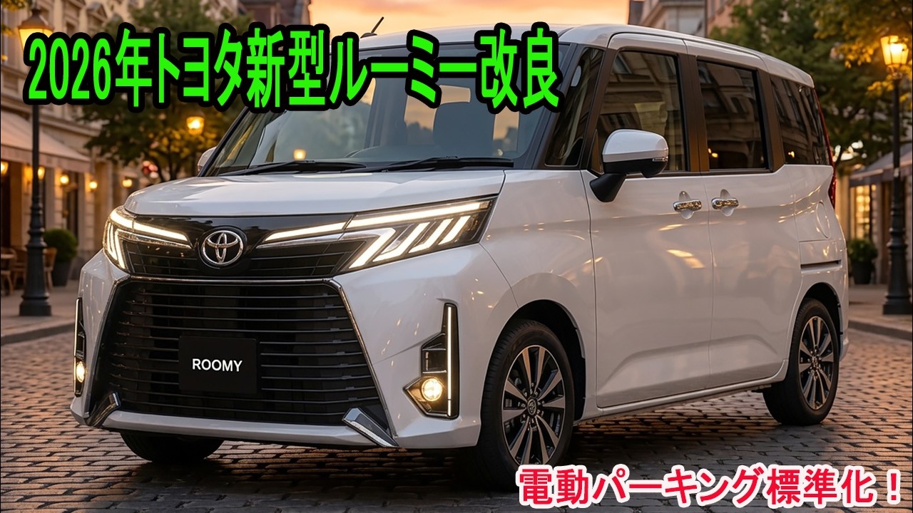 New Toyota Roomy Refresh Coming September 7, 2026! Standard