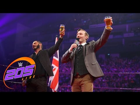 Gentleman Jack Gallagher toasts Austin Aries: WWE 205 Live, May 9, 2017