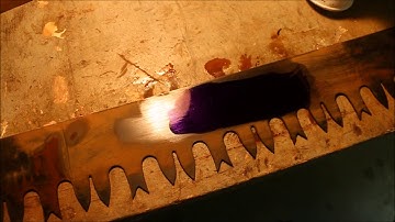 Restoring A Two Man Saw ~ Pt 9 ~ Hunting For The Etch ~ By Old Sneelock