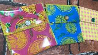 色んな袋の作り方 Part ５ お弁当シートで 袋