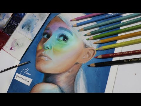 Draw Ariana Grande No Tears Left To Cry Cover Youtube