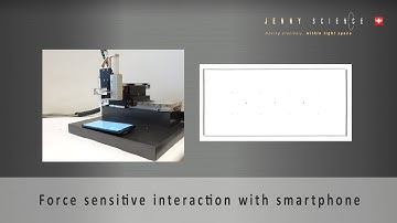 Force-Sensitive 3-Axis Linear Motor System | Smartphone Interaction Demo by Jenny Science