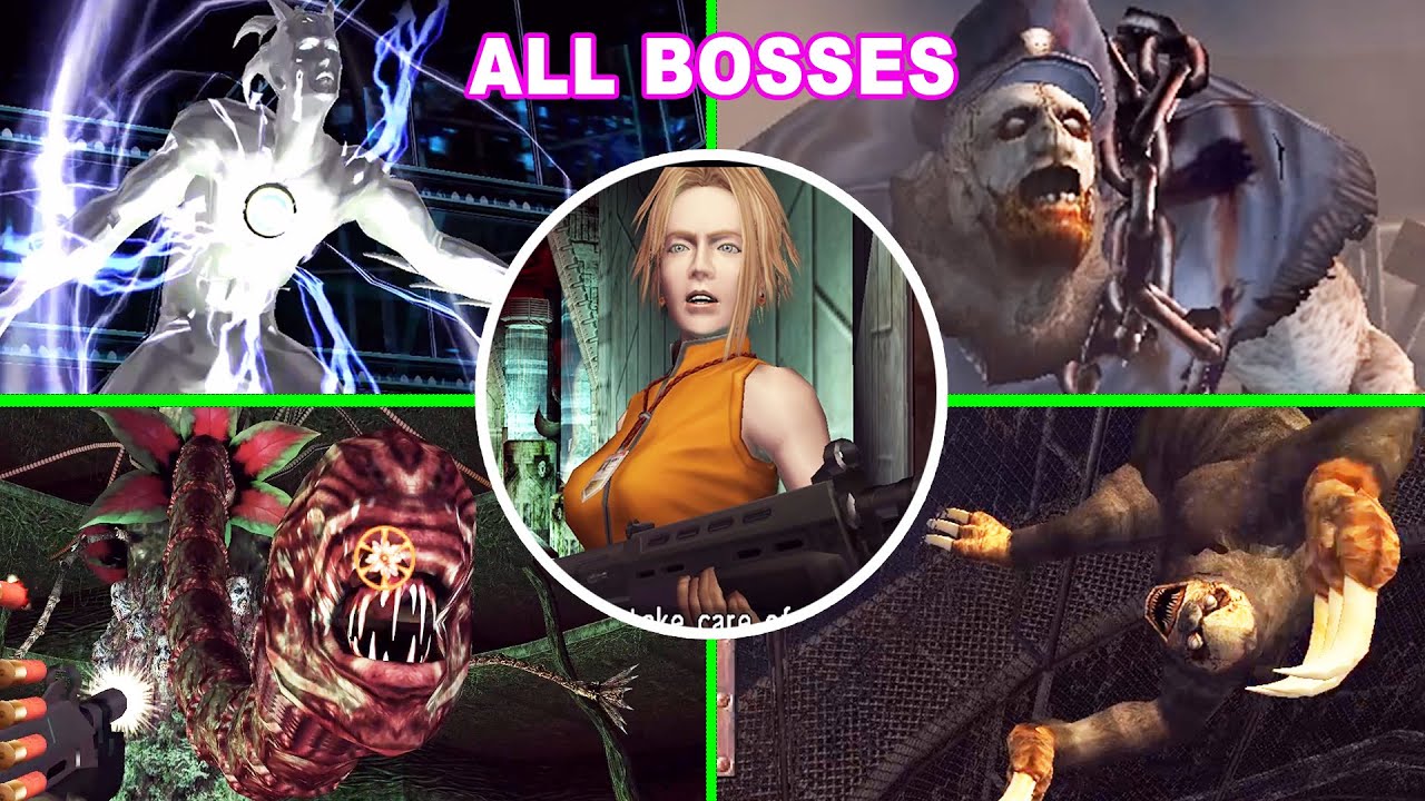 The House of The Dead 3 All Bosses Fight YouTube