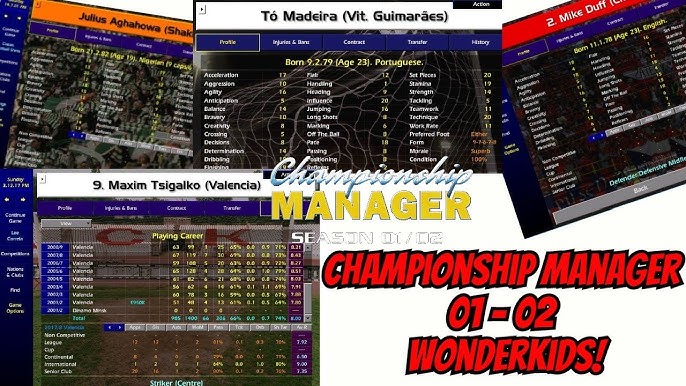 Championship Manager: Season 97/98 (Gerente do campeonato: Época 97/98) 🔥  Jogue online
