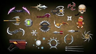 Все Метательные Оружия в Shadow Fight 2/All Ranged Weapons in Shadow Fight 2