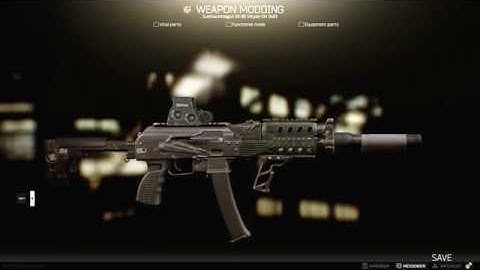 Escape From Tarkov | Submachinegun 19-01 Vityaz-SN 9x19 | Weapon Modding Customization How To
