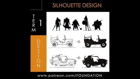 Foundation Patreon - Term 1 Preview - Silhouette Design
