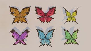 Procedural Nodes (part 42) - Procedural Butterfly Wings in Blender