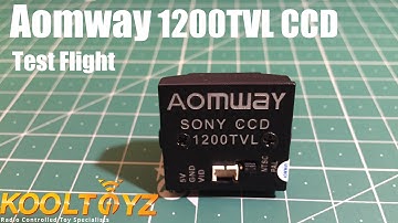 Aomway 1200TVL FPV Cam test flight