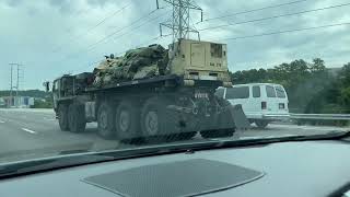 Oshkosh HEMTT Convoy Rolling I-40 Eastbound | Tactical Tankers!