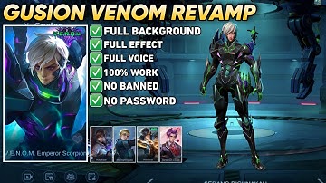 Script Skin Gusion Venom Revamp • full effect voice • no password • pacth terbaru