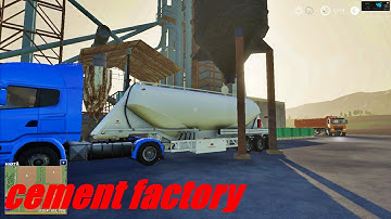 FarmingSimulator2019 CEMENT FACTORY V1.0.0.0/produce and sell cement