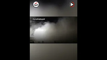 لحظة انهيار مبان بسبب الزلزال الذي ضرب مدينة هطاي التركية 