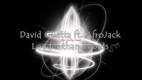 David Guetta - louder than Words [HQ sound]