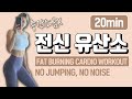 층간소음 없는 전신유산소 20분 I Fat burning cardio workout 20min (no jumping,no noise)