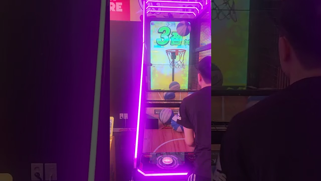 오락실농구게임 2796점 신기록!!! #명동 #대빵오락실 