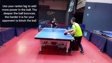 Butterfly Training Tips with Stuti Kashyap - Forehand Loop from underspin